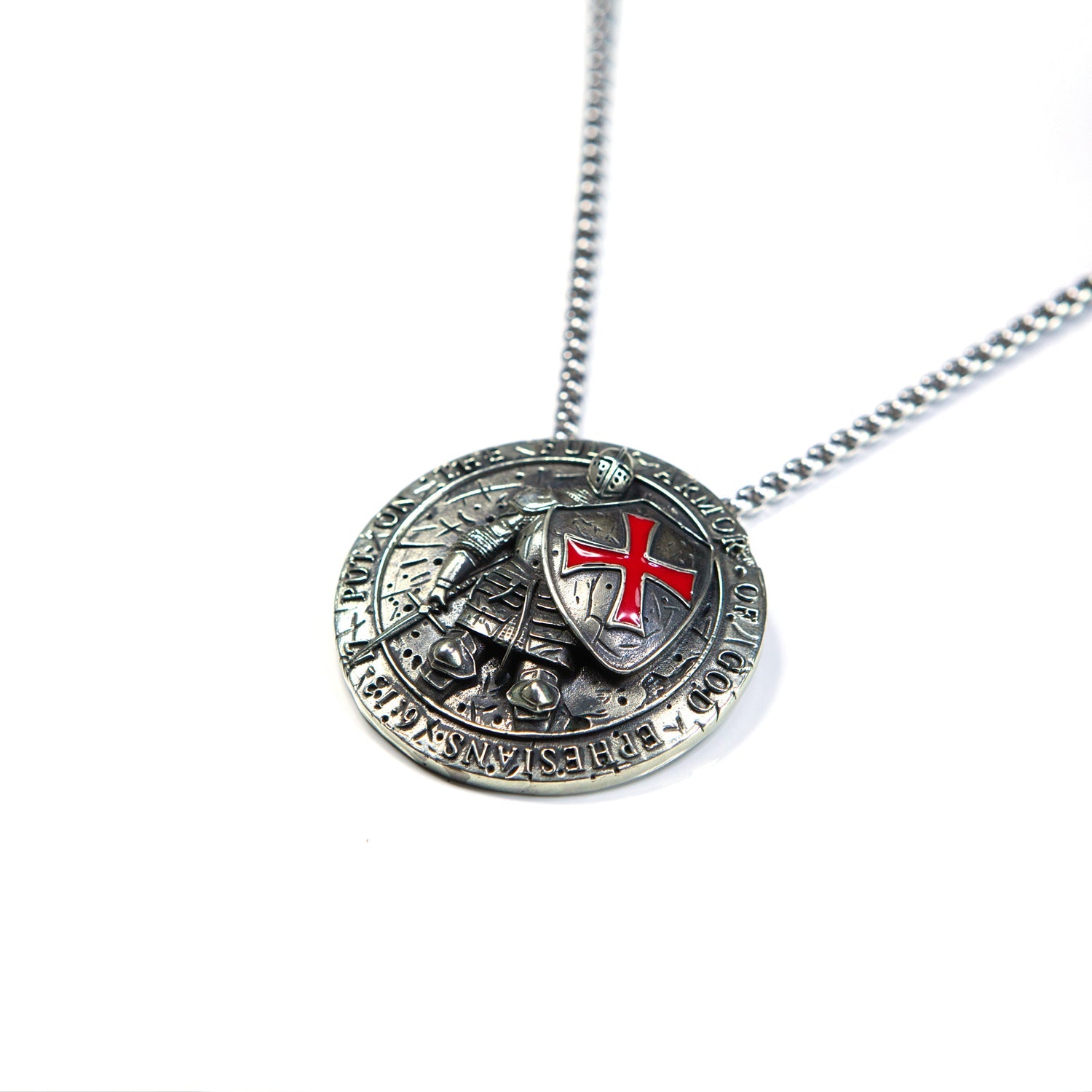 Templar Knight Pendant Necklace