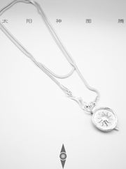 Handcrafted Sterling Silver Sun Totem Necklace